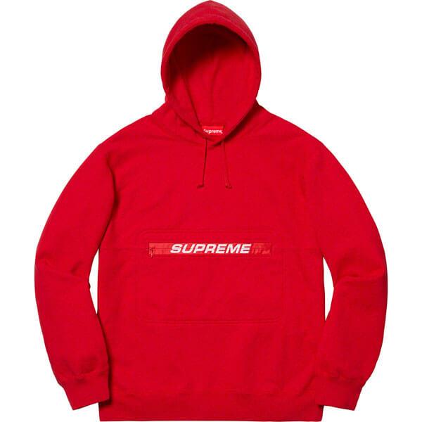 ★シュプリーム パーカー コピー Supreme 偽物★ SS19 Week 4 ★Zip Pouch Hooded Sweatshirt201116CC09